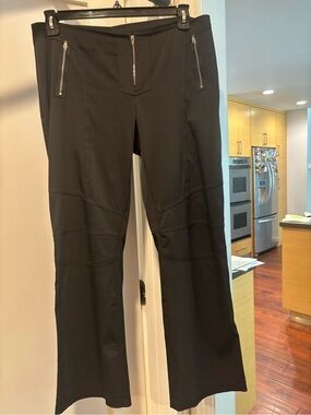 Vintage Y2K  Emanuela Made in Italy Boot Cut Pants Liw Rise with Stylish Zippers